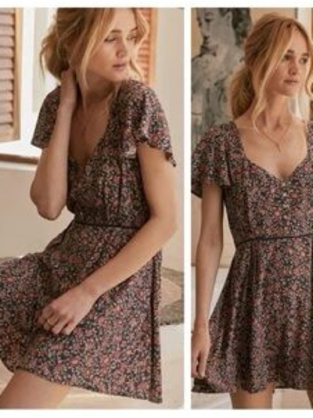 Spell & The Gypsy Collective Jasmine 90’s Mini Dress BNWT size small